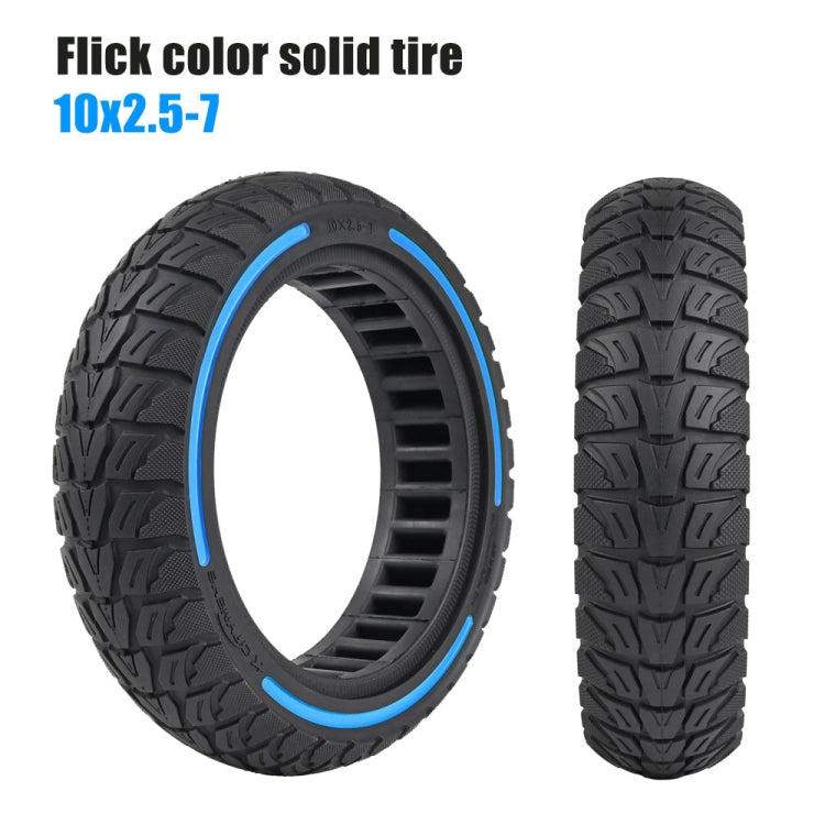 10 x 2.5-7 Inch Colorful Flick Off-Road Honeycomb Tires For Xiaomi Scooter 4 / 4 Pro