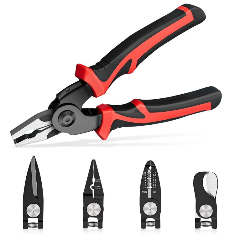5 In 1  Combination Interchangeable Head Pliers Kit General Repair Screwdriver Pliers