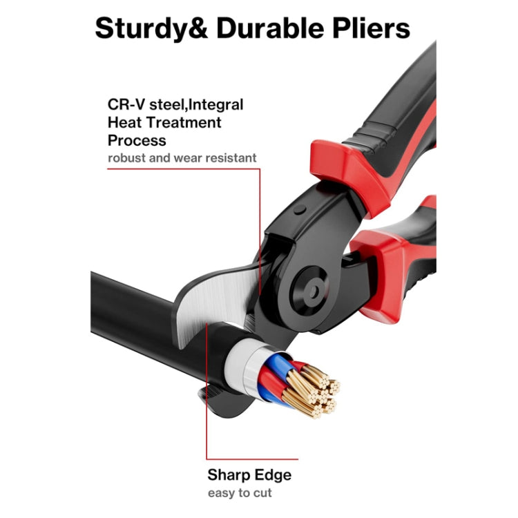 5 In 1  Combination Interchangeable Head Pliers Kit General Repair Screwdriver Pliers