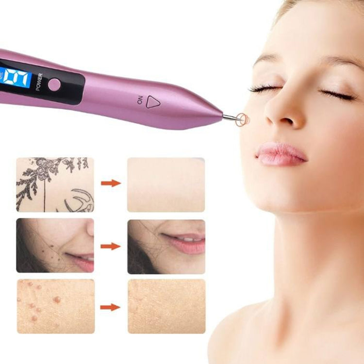 9 Gears Mole Spotting Pen LCD Home Laser Mole Spot Sweeping Beauty Instrument