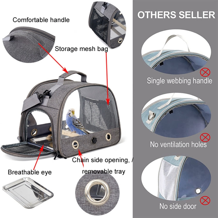 Portable Foldable Birdcage Oxford Cloth Hamster Rabbit Squirrel Pet Outing Bag