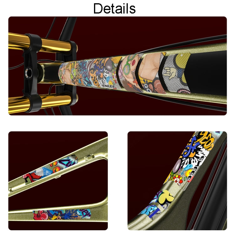 ENLEE 11pcs /Set Mountain Bike Frame Color Changing Anti-Scratch Sticker Waterproof Protective Film For Cycling Equipment