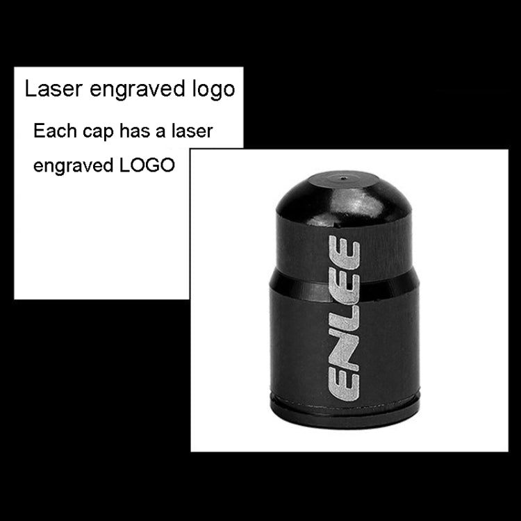 ENLEE E-FZ1004 2pcs /Set Bicycle French Valve Caps Aluminum Alloy Dust Cap For Tire Valve Caps