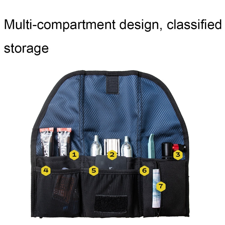 ENLEE EN-5641412 Bicycle Storage Tail Bag Road Bike Seat Cushion Snap-on Repair Kit