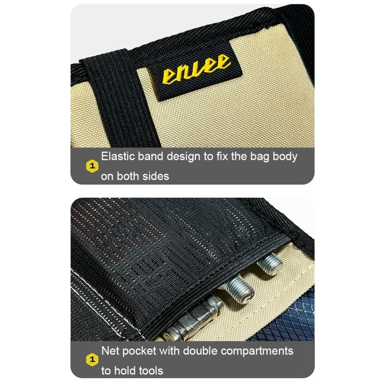 ENLEE EN-5641412 Bicycle Storage Tail Bag Road Bike Seat Cushion Snap-on Repair Kit