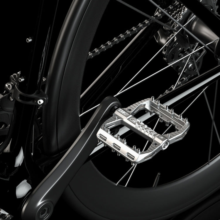 ENLEE R5 1pair Mountain Bike Pedals Bicycle Cycling Wider Non-Slip Footrest Bearing