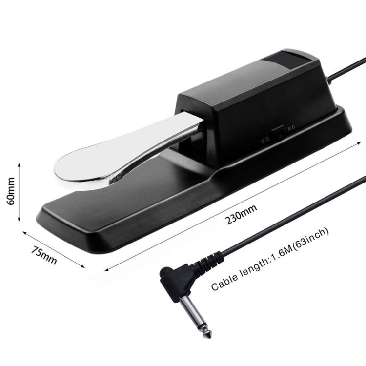 PL-02 6.35mm Connector Piano Sustain Pedal MIDI Synthesizer Pedal Musical Instrument Accessories