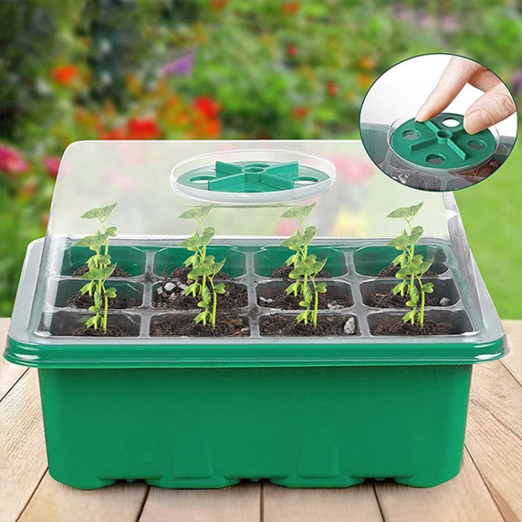 1pcs/set 12-hole Thickened Adjustable Breathable Cover Seedling Box