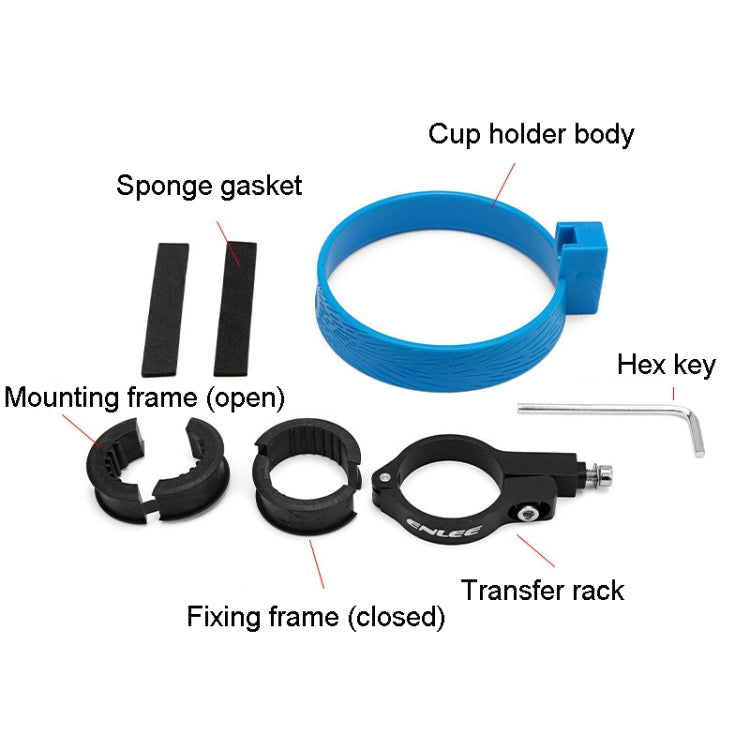 ENLEE KF-2.0 Bicycle Coffee Cup Bracket Stroller Bottle Carrier Tea Kettle Mug Holder