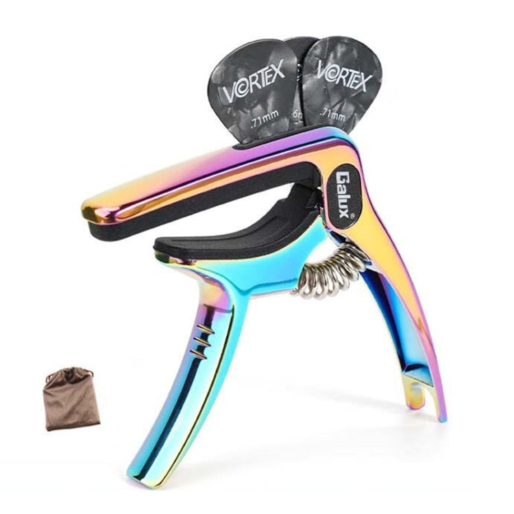 Galux GC501A Acoustic Guitar Pitch Clip Folk Ukulele Metal Clip With Storage Bag