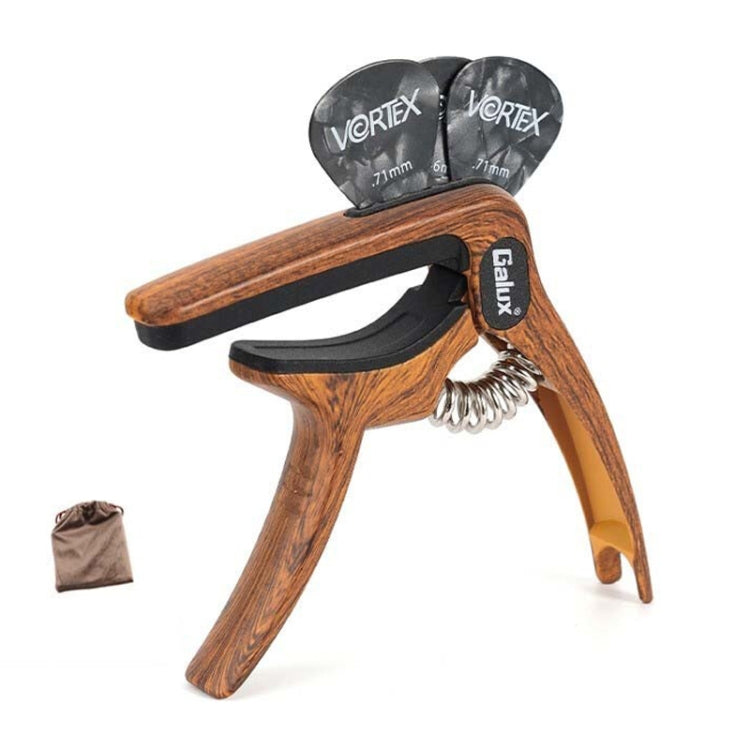 Galux GC501A Acoustic Guitar Pitch Clip Folk Ukulele Metal Clip With Storage Bag