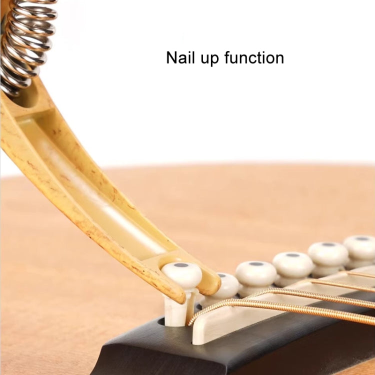 Galux GC501A Acoustic Guitar Pitch Clip Folk Ukulele Metal Clip With Storage Bag