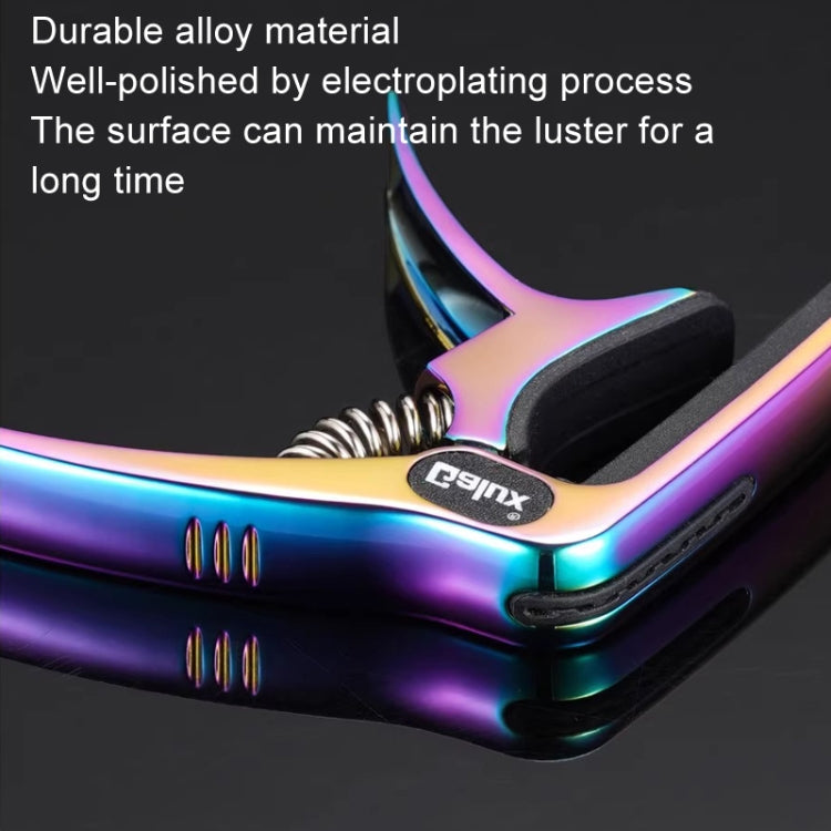 Galux GC501A Acoustic Guitar Pitch Clip Folk Ukulele Metal Clip With Storage Bag