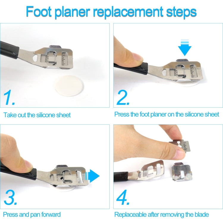 10 In 1 Foot File Clean Tool Kit Foot Care Pedicure Tools Set