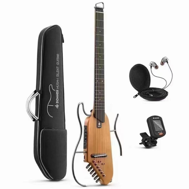 DONNER Smart Headless Silent Guitar Travel Portable Detachable Acoustic Guitar