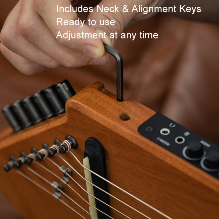 DONNER Smart Headless Silent Guitar Travel Portable Detachable Acoustic Guitar