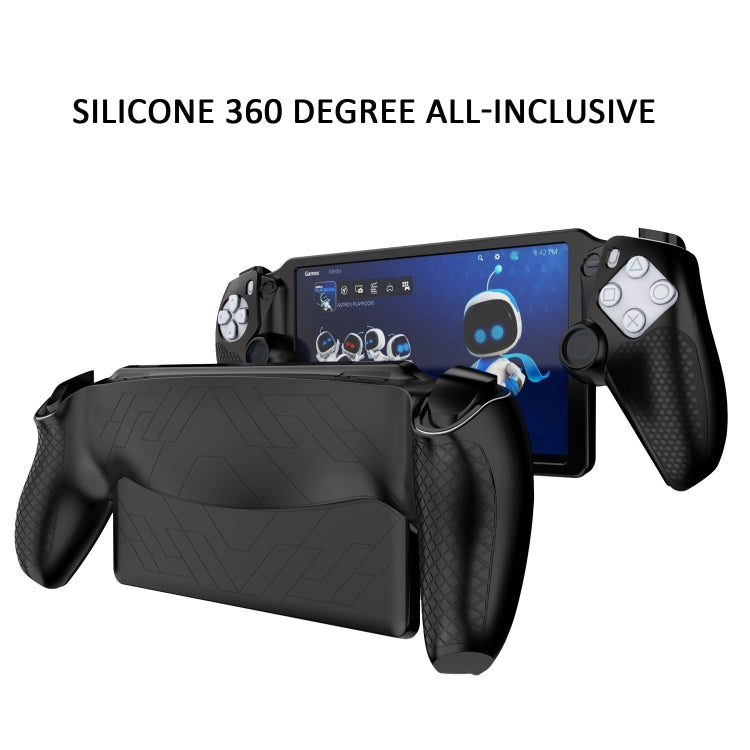 For Sony PS Portal Game Console Silicone Protective Cover Oil Spray All-Inclusive Protective Case