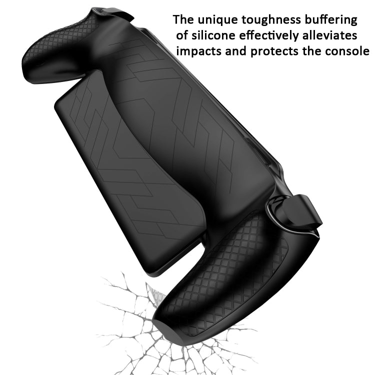 For Sony PS Portal Game Console Silicone Protective Cover Oil Spray All-Inclusive Protective Case