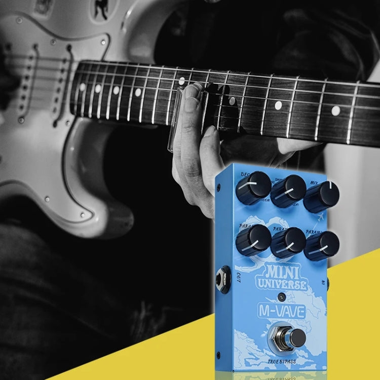 M-VAVE Guitar Monoblock Effects Digital Modeling Reverb Effects