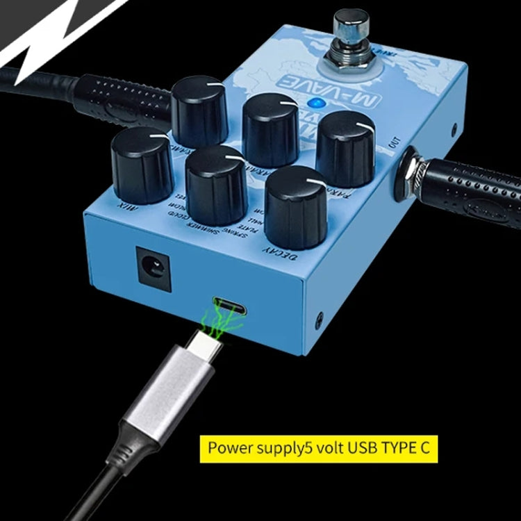 M-VAVE Guitar Monoblock Effects Digital Modeling Reverb Effects