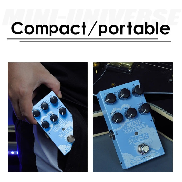 M-VAVE Guitar Monoblock Effects Digital Modeling Reverb Effects