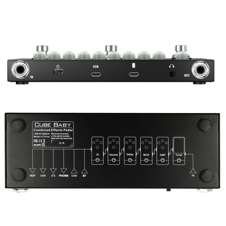 M-VAVE Cube Baby Guitar Effect Device Guitar Accessories