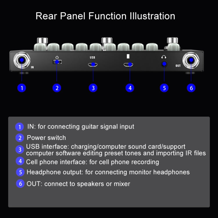 M-VAVE Cube Baby Guitar Effect Device Guitar Accessories
