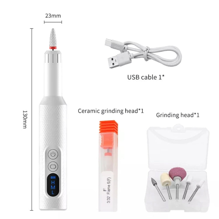 M3 USB Charging Portable Electric Nail Polisher Nail Art Tools Home Nail Art Instrument