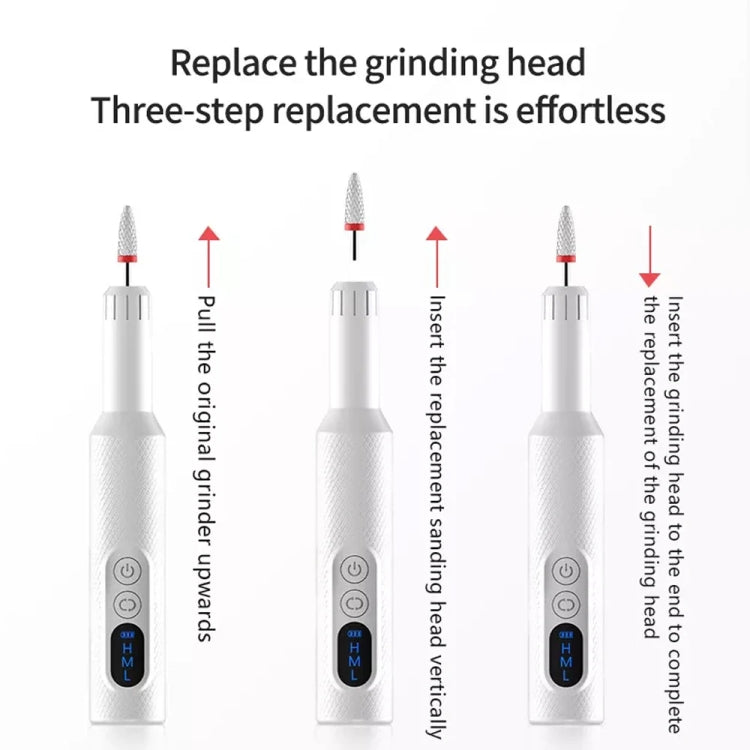 M3 USB Charging Portable Electric Nail Polisher Nail Art Tools Home Nail Art Instrument