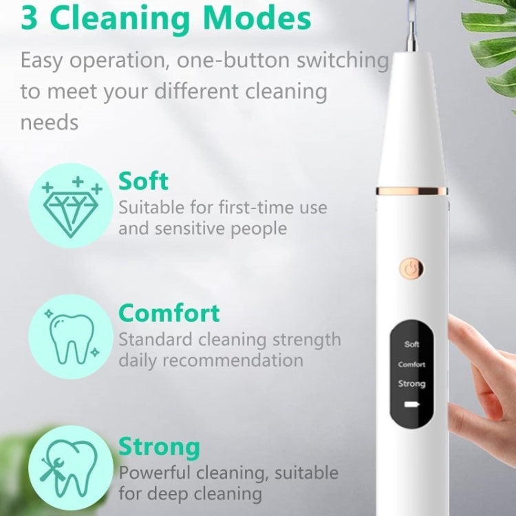 Ultrasonic Electric Dental Scaler Teeth Plaque Cleaner Dental Stone Removal With LED Light