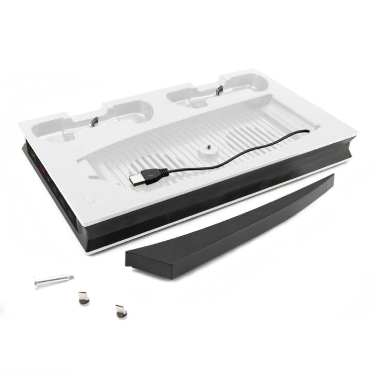 For PS5 Digital / Optical Drive Console Cooling Fan Controller Charging Base With Light Dock Stand