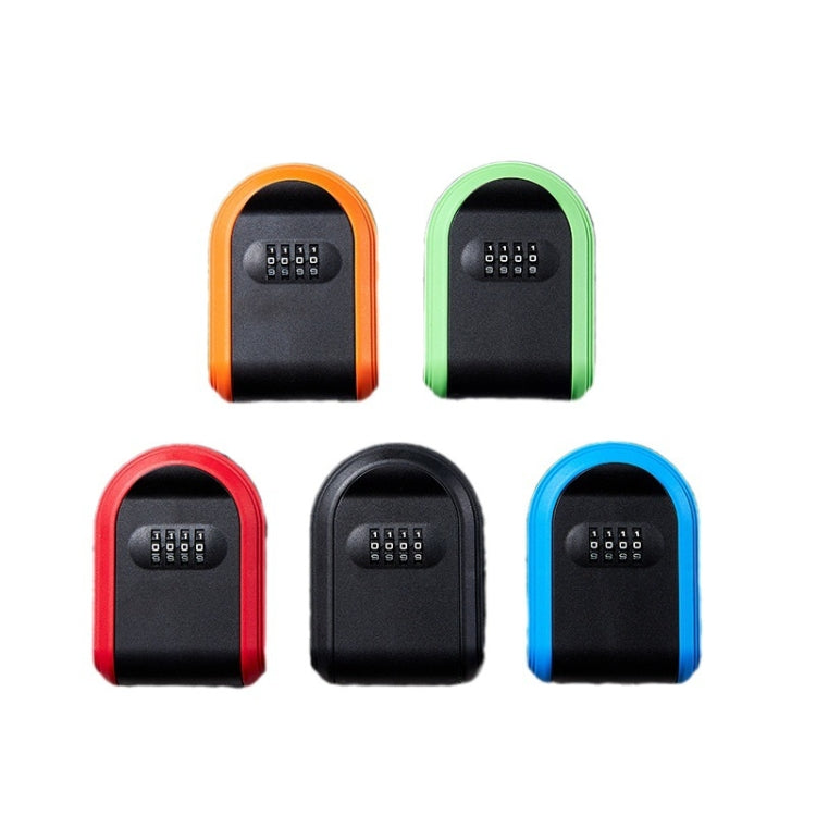 Full Plastic Key Box Password Lock Door Key Storage Password Box