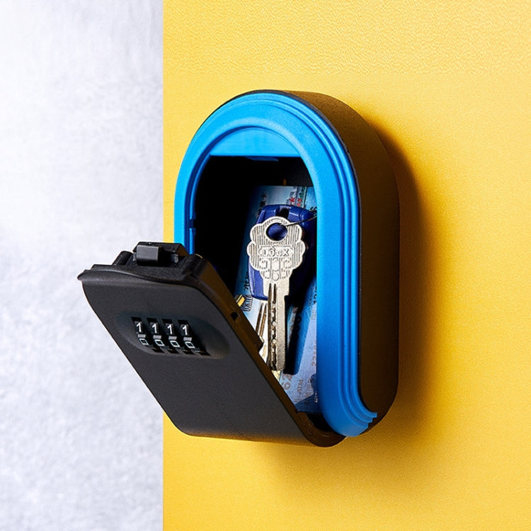 Full Plastic Key Box Password Lock Door Key Storage Password Box