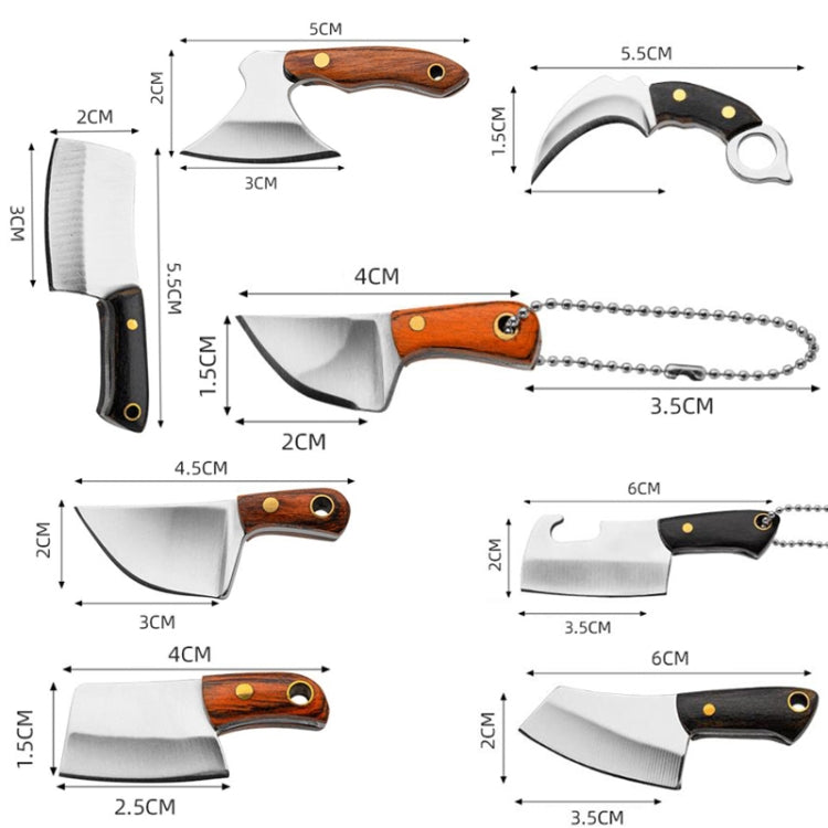 Mini Knife Keychain Portable Removal Express Pendant Accessory With Holster