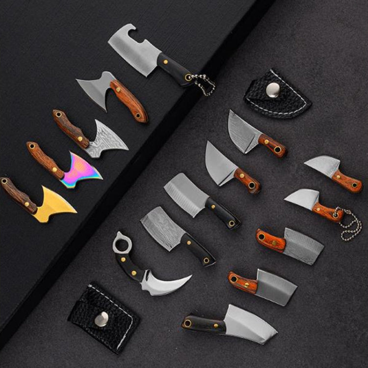Mini Knife Keychain Portable Removal Express Pendant Accessory With Holster
