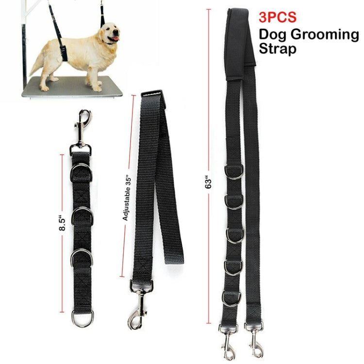3pcs /Set Pet Bathing Beauty Table Fixed Lanyard Dog Tow Rope