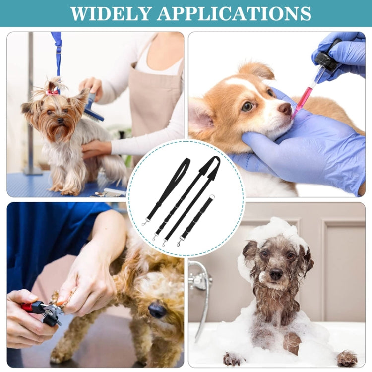 3pcs /Set Pet Bathing Beauty Table Fixed Lanyard Dog Tow Rope