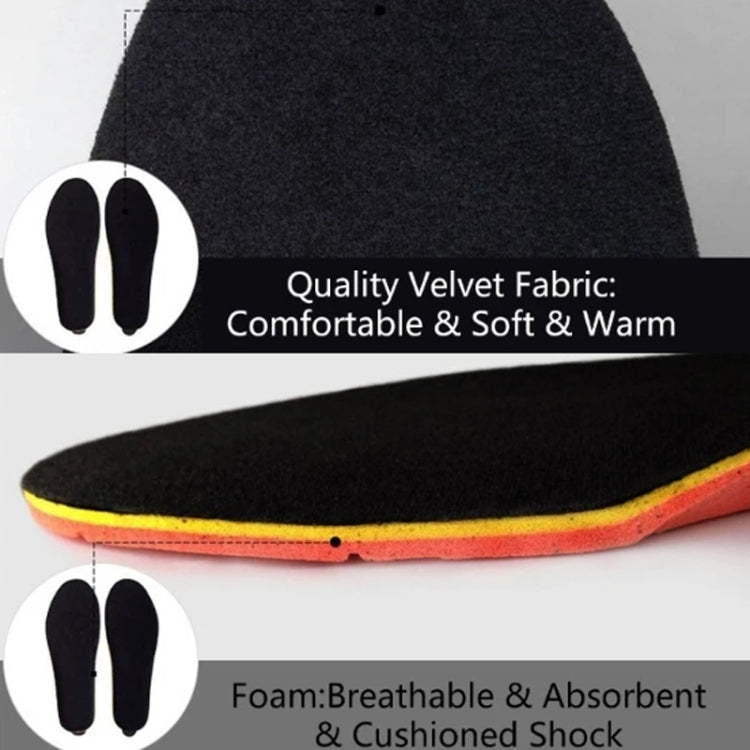USB Charging Heating Insoles Size Cuttable and Washable Electric Foot Warmer Insoles