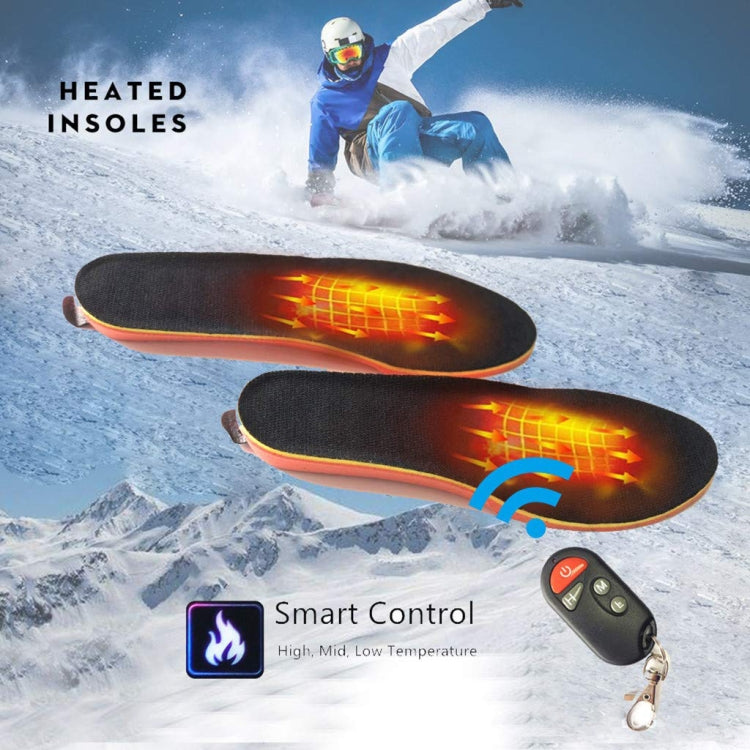 USB Charging Heating Insoles Size Cuttable and Washable Electric Foot Warmer Insoles