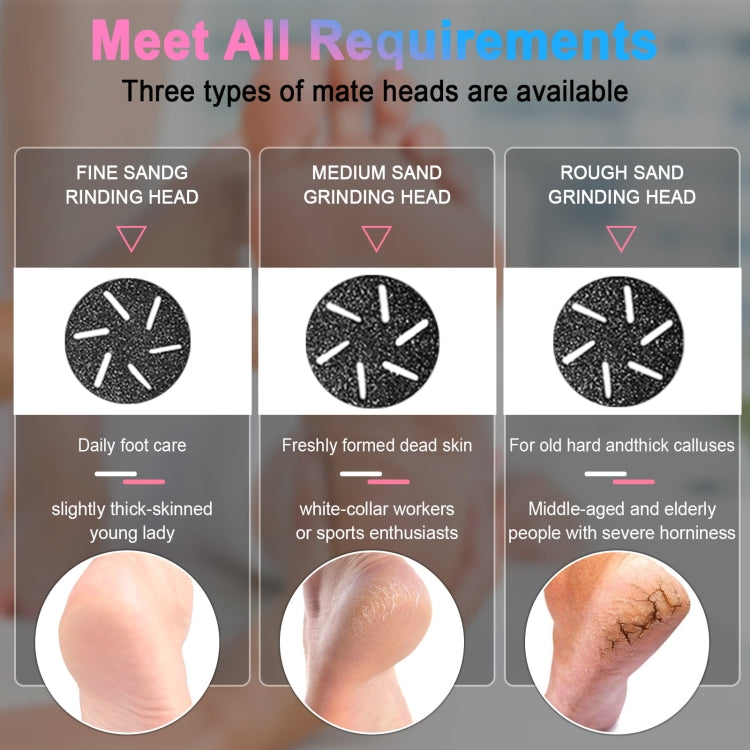 Electric Foot File Pedicure Kit Waterproof Feet Callus Remover