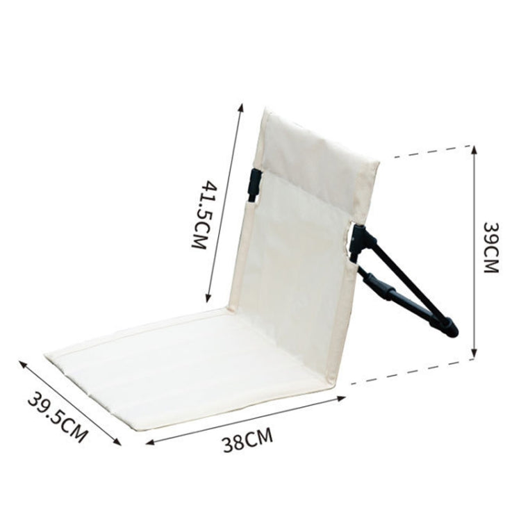 Outdoor Camping Lightweight Comfortable Folding Chair Camping Park Leisure Beach Portable Single Cushion Chair