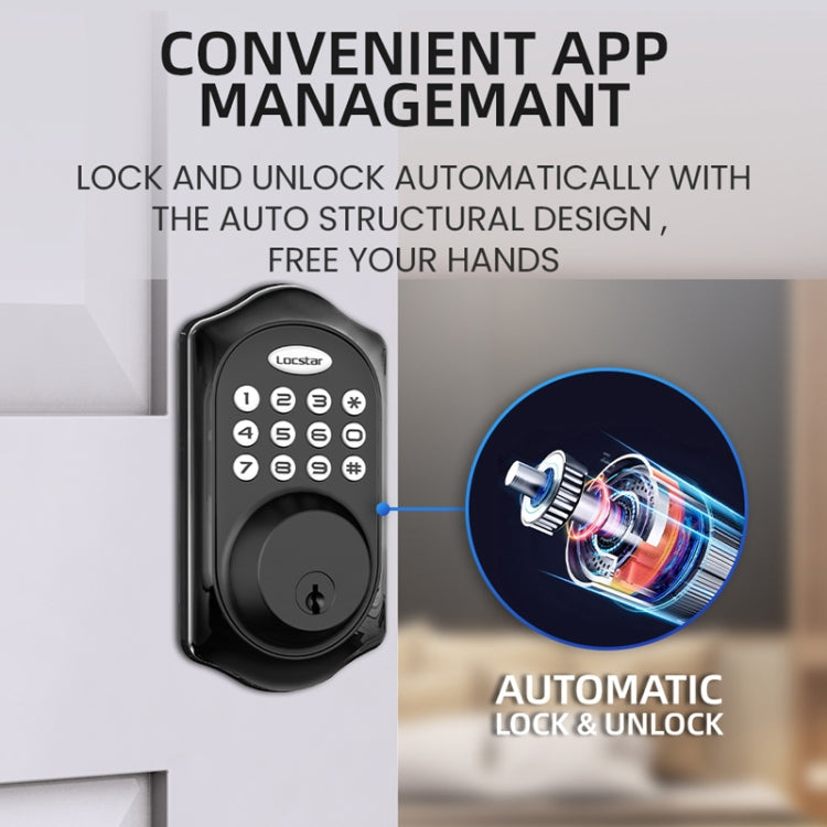 C88 Bluetooth Remote Tuya Automatic Smart Electronic Password Door Lock