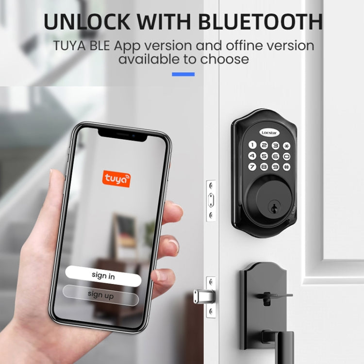 C88 Bluetooth Remote Tuya Automatic Smart Electronic Password Door Lock