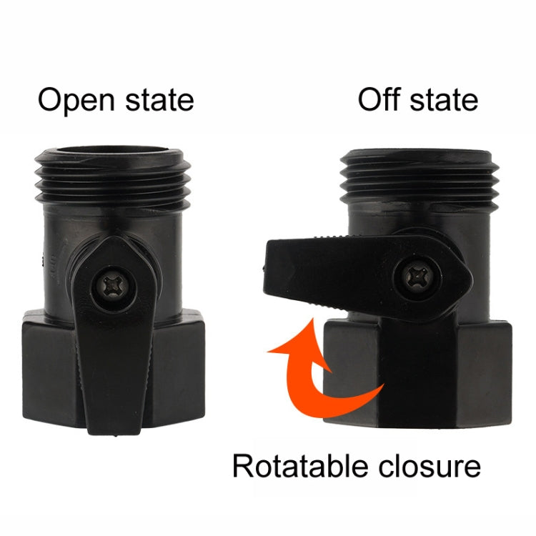 Garden Single-way ABS Handle Ball Valve Garden Hose Connector