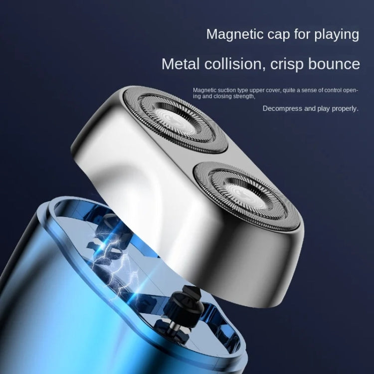 Double-head Mini Magnetic Shaver Portable Men Electric Shaver