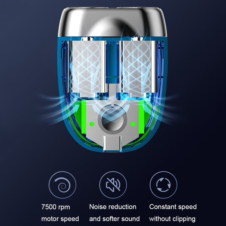 Double-head Mini Magnetic Shaver Portable Men Electric Shaver