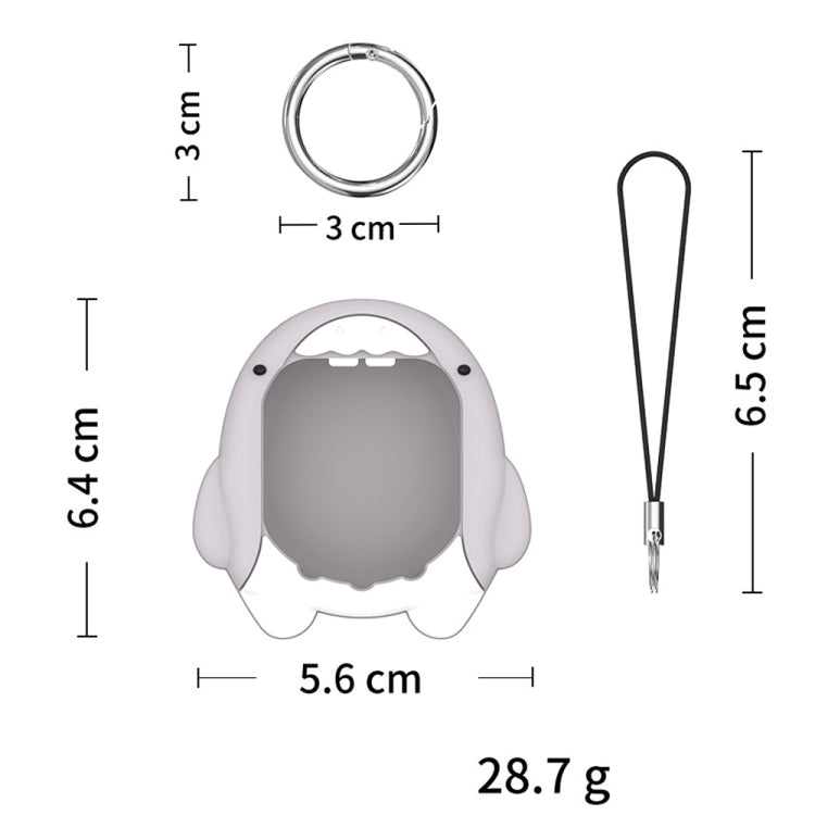 For Tamagotchi Uni (2023) Cartoon Shark Electronic Pet Game Console Silicone Protective Cover