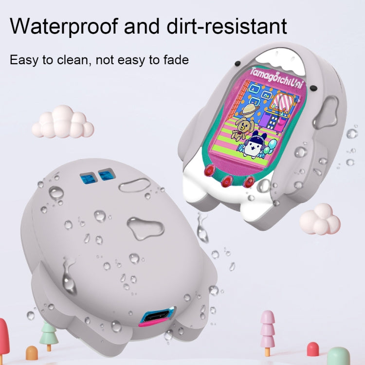 For Tamagotchi Uni (2023) Cartoon Shark Electronic Pet Game Console Silicone Protective Cover
