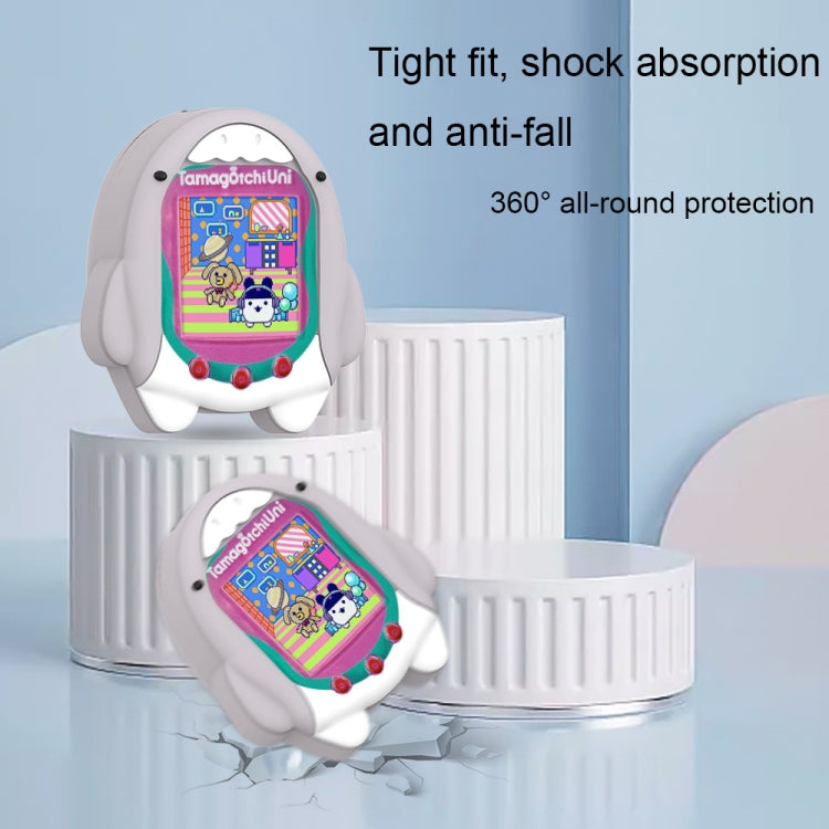 For Tamagotchi Uni (2023) Cartoon Shark Electronic Pet Game Console Silicone Protective Cover