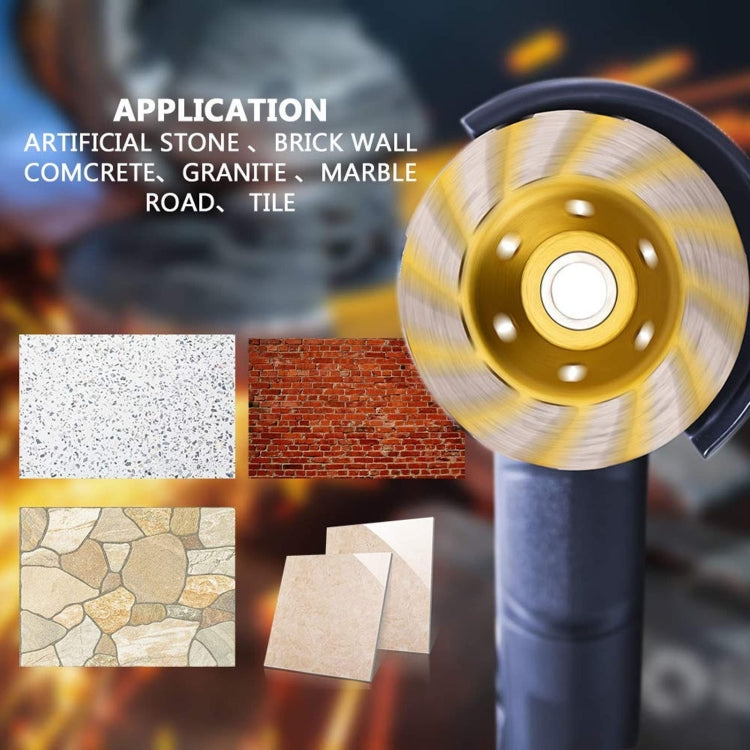 100mm Concrete Stone Diamond Grinding And Polishing Blades Ceramic Grinder Machine Fan Shape Grinding Wheel